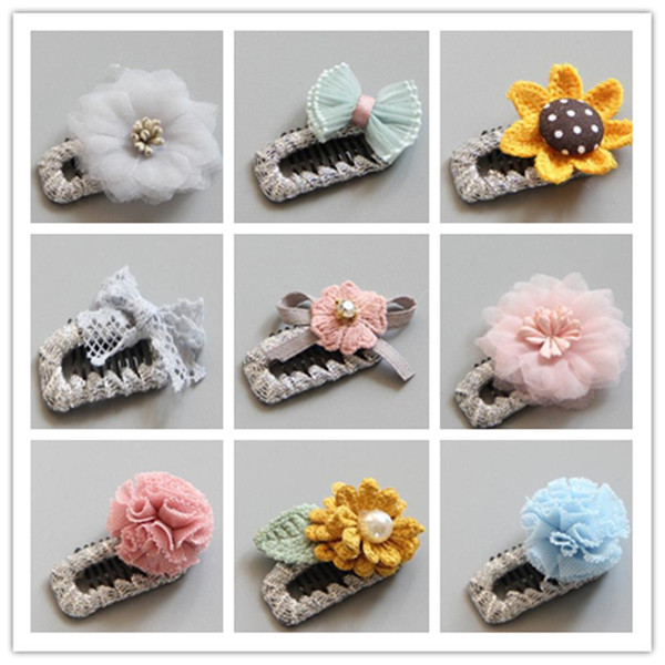 Pet Dog hair grooming Cat hair bows Puppy hair clips Pure hand safety clip baby hairpin baby hairpin accessory 20pcs/lot