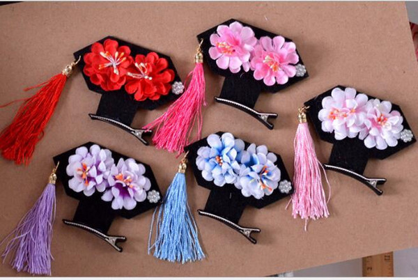 2018 New Dog Hairpin clip headdress accessories creative Gege flower pet hair accessories 30pcs/lot GZ01