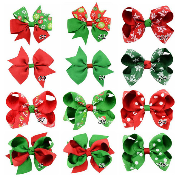 Pet Cats Grooming Accessories Clips pet dog cat Hair bow Hairpin Christmas Bow Variety 4.5cm Hair Clips 24pcs/lot