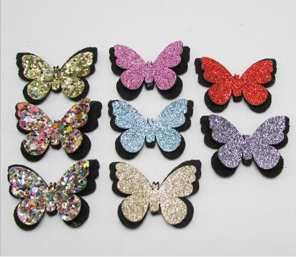 2018 New Pet Cats Grooming Accessories Clips Pet Bow Dog Accessories Hairpin Princess Hairpin Lovely Gold Double Butterfly Hair Clip 50pcs/