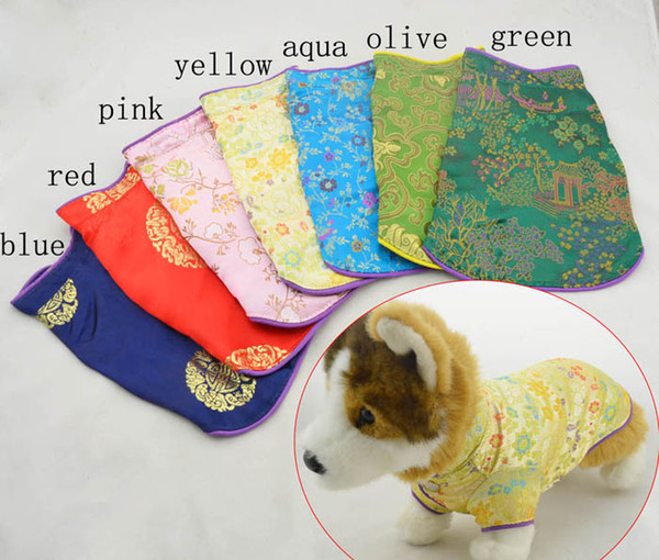 Dog cat clothes Chinese style pet Tang suit new year coat Teddy coat Oriental Tang Style Jacket