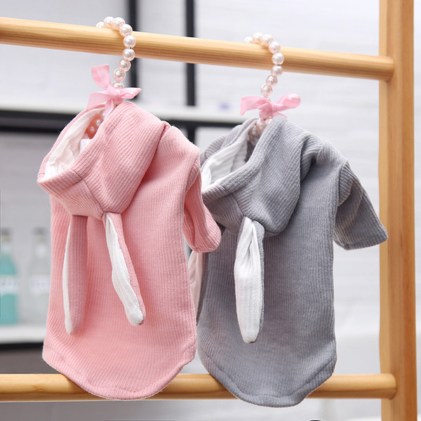 2019 Pet Dog Clothes For Dog Clothing Spring and Autumn Rabbit Ear SweatClothes for Dogs Pet Product Dogs Coat Jacket Pets Clothing