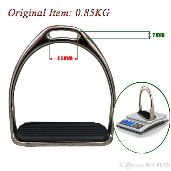 ON SALE 2018 Classic 1 Pair Safety Horse Stirrups Horse Riding Equipment Rubber Treads Equestrian Accessories Hunting Stirrup For a Horse