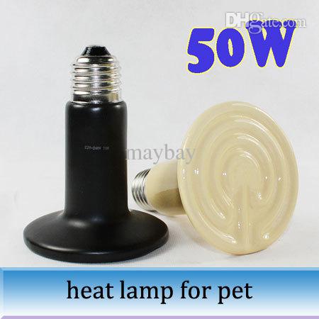 4pc 50W Ceramic heater spider tortoise pet heating lamp lizard / parrot ceramic heat lamps light