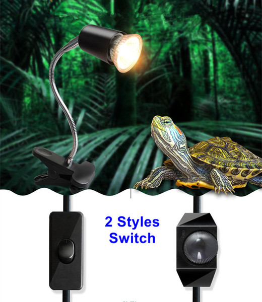 Free Shipping 360 Degrees Ceramic Heat Holder Clip UVB UVA Bulb Lamp Rotate for Reptile Pet Brooder Basking Light Fish Aquatic Pets Lighting