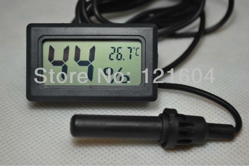 Digital Thermometer & Hygrometer Hygro-temperature Probe for Reptiles,Incubators