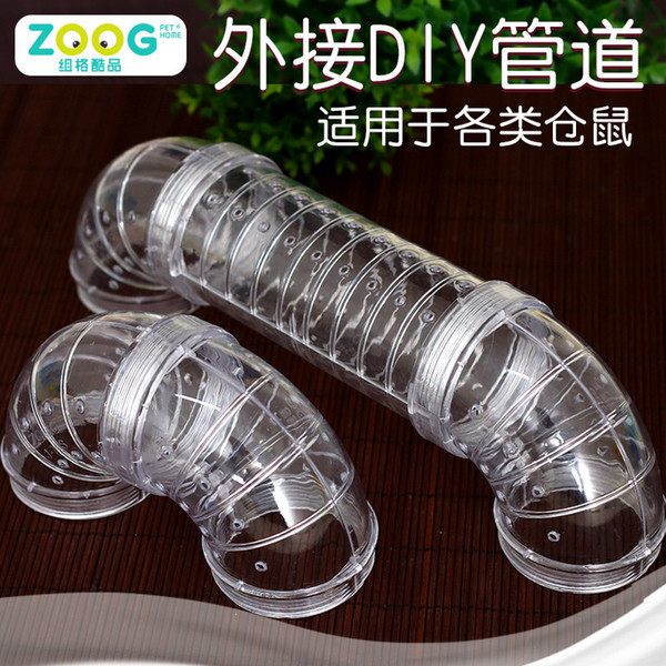 Hamster Cage External Diy The Conduit Channels Toys Tunnel Gold Wire A Bear Hamster Cage Parts External Articles Lengthen