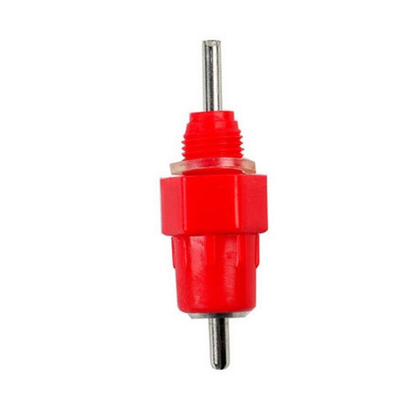 2000pcs/lot High Quality Plastic + Stainless Steel Chicken Duck Hen Automatic In Poultry Water Nipple Drinker Feeder Supplies