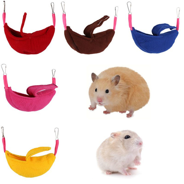 Hot New Banana Cotton Hamster House Nest Small Animal Cozy Soft House Cage Hamster Accessories Pet Supplies Color Mixed
