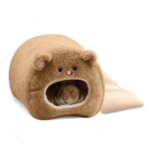 Small Animals Cages Cute Small Animal pet Rabbit Hamster house bed rat squirrel Guinea winter warm hanging House cage Hamster Nest XP0289
