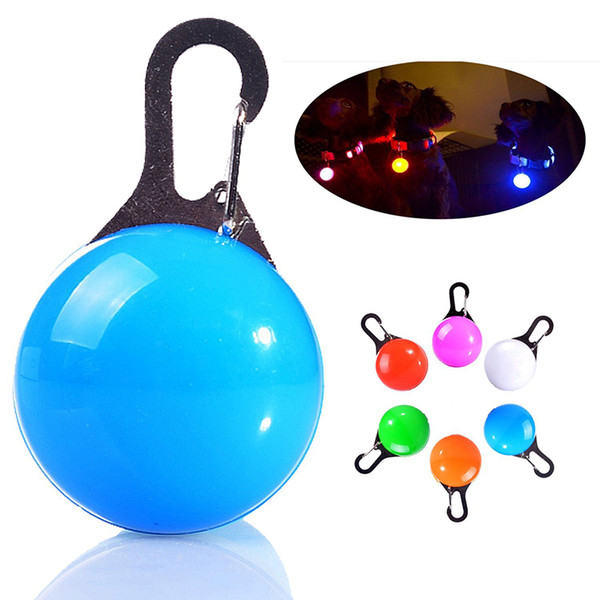 Mini Pet Safety Keyring Night Light Pendant Puppy Dog LED Flashing Collar Pendant dropshipping