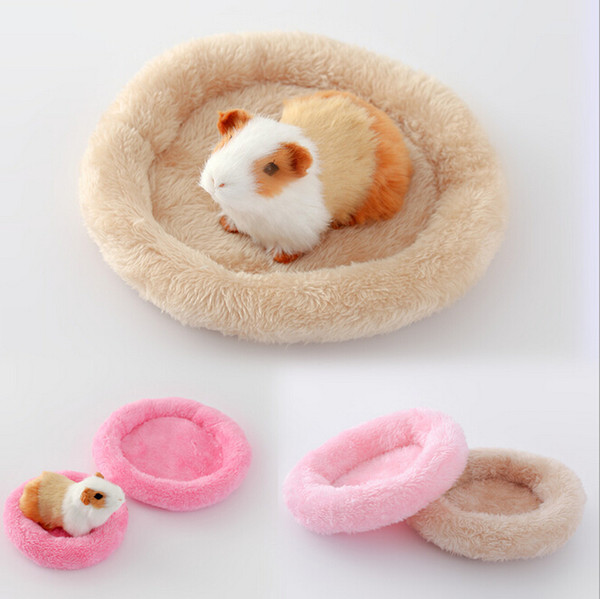 5 Colors Soft Fleece Pet Bed Mat Hamster Cricetulu Cozy Nest Warm Winter Bed Pet Supplies Goods Accessories
