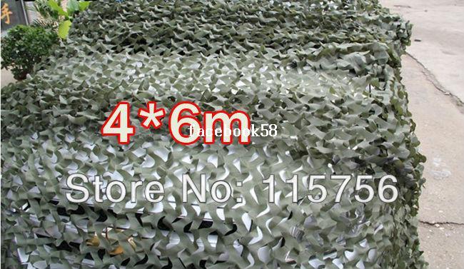 4*6m Hunting Camping Military Camouflage Net Woodlands Leaves Camo Cover for Outdoor Life Bird-watching Camo Net