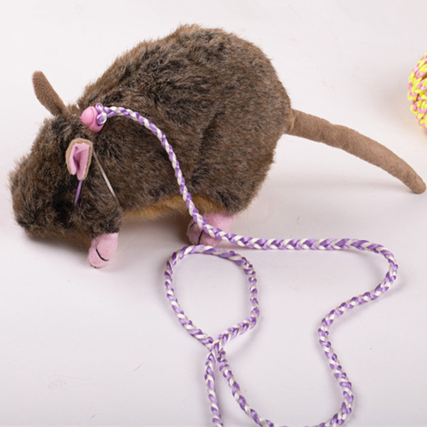 140cm Adjustable Pet Hamster Harness Rope Gerbil Cotton Rope Harness Lead Collar for Rat Mouse Hamster Pet Cage Leash
