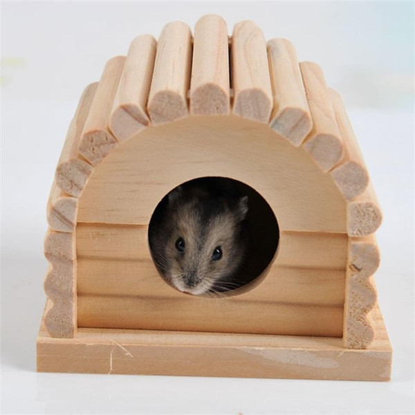 Creative Squirrel Totoro Nest Pet Supplies Natural Wooden Hamster Cage House Good Quality Easy To Use 7 5za dd
