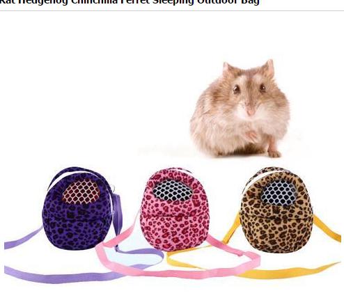 Free Shipping Pet Carrier Bag 3 Types Pet Carrier Leopard Hamster Rat Hedgehog Chinchilla Ferret Sleeping Outdoor Bag