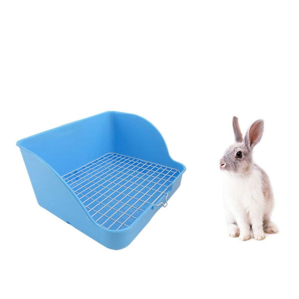 Pet Small Rat Toilet Square Potty Trainer Corner Litter Bedding Box Pet Pan for Small Animal Rabbit Guinea Pig Galesaur ferret