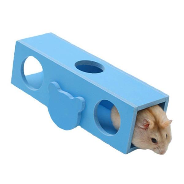 Ecology Wood Flat Car Seesaw Hamster Holland Pig Cage Villa Motion Toys Non-slip Garden Cart Tall Barrel