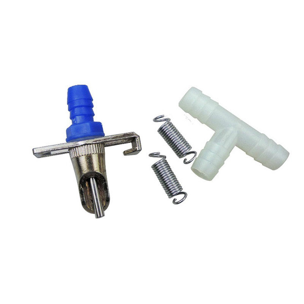 1000set Automatic Water Feeder Drinker Fountains Waterer with Spring and Tee Coupling for Rabbit Chicken Poultry