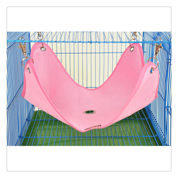 Pet Supplies Hamster Hanging Bed Small Pet Summer Mesh Breathable Cage Hammock Swing with Breathable for Ferret Totoro