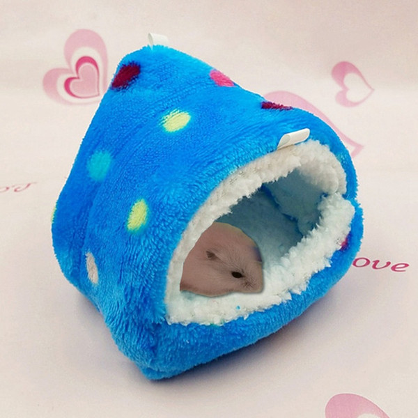 New Design Hamster Bed Rat Squirrel Guinea Pig Hedgehog Soft Warm House Cage Small Animal Pet Nest Mat 14*14CM