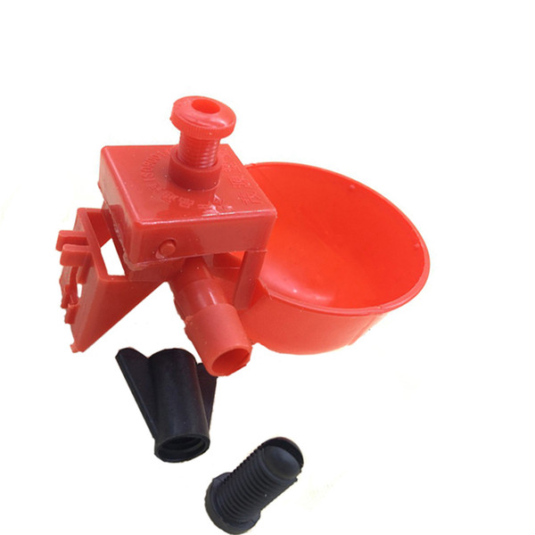 10Set Chicken Waterer Hens Quail Birds Drinking Bowls Water for Chicken Coop Chick Nipple Drinkers Poultry Farm Animal Supplies