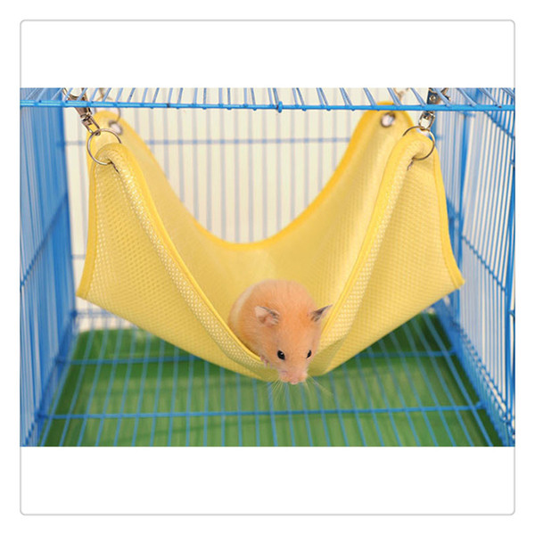 Hanging Bed Hamster Ferret Totoro Summer Mesh Breathable Cage Hammock Swing with Breathable for Guinea pigs Small Pet Supplies