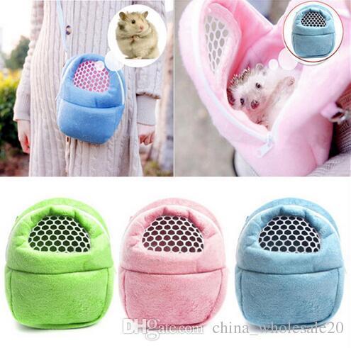 Free Shipping New Hamster Pocket Dog Bag Hamster Rat Hedgehog Chinchilla Ferret Puppy Cat Pet Carrier Pelucia Sleep Hanging Bag For Small