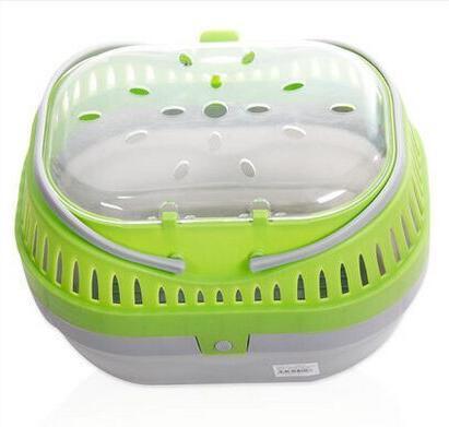 12pcs a lot Small pet hand basket travel outdoor size Suitable for rabbit Hamsters totoro. Dutch pig out supplies, etc Size: 29*23*22 cm