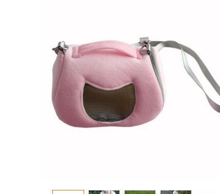 factory directPortable Small Pet Hamster Chinchilla Carrier Rabbit guinea-pig Nest Cage Shoulder Bag Mesh Carriers Pet Supplies II-388