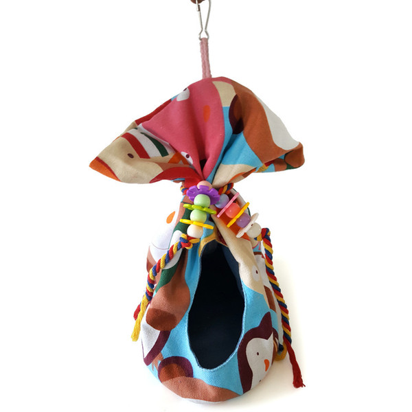 Very Will Real Canvas Bird Hammock Parrot Nest Bird House Sleep Nest Pocket Nest Cotton Wo