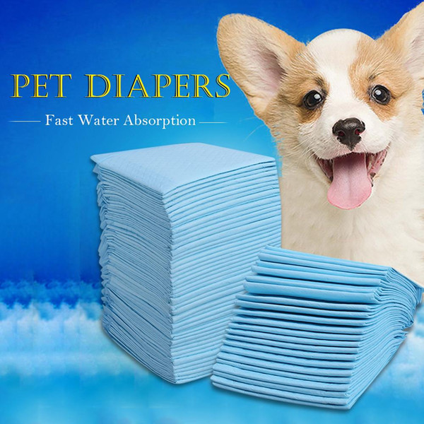 2017 Super Absorbent Diaper Pet Dog Training Urine Pad Pet Diapers deodorant antibacterial Pet Dog Nappy Color Randomly