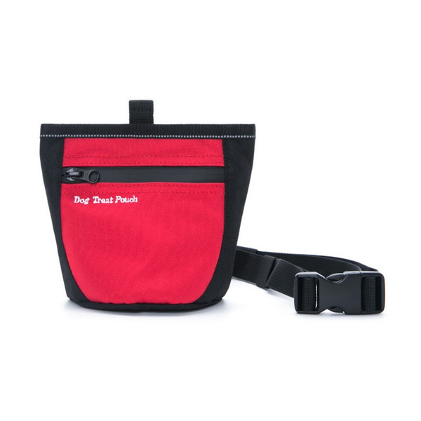 Multifuction Dog Puppy Snack Bag Dog Treat Pouch Pet Feed Pocket Pet Training Waist Bag Pet Supplies 1 Piece ePacket