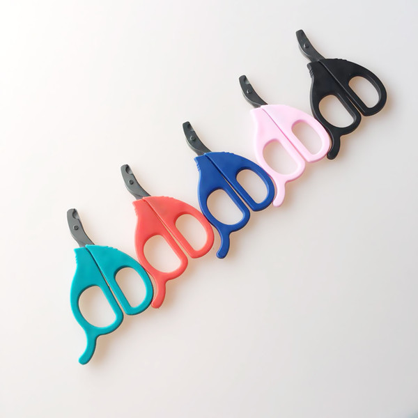 Pet Supplies Stainless Steel Angled Blade for Easy Cutting Suitable for Small Breed Animals Dogs Cats Rabbits and Birds B49Q