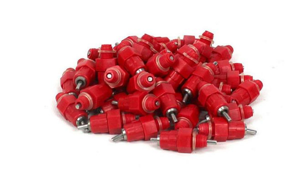 2000pcs Nipple Drinker Feeder Water Cups Chicken Drinkers Waterer 360 Angle Poultry Supplies Feeding & Watering