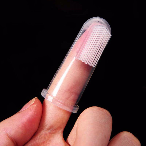 Cat & Dog Soft Finger Toothbrush Soft Silicone Pet Finger Toothbrush Tooth Cleaner Dog Cat Teeth Cleaning Dental Care