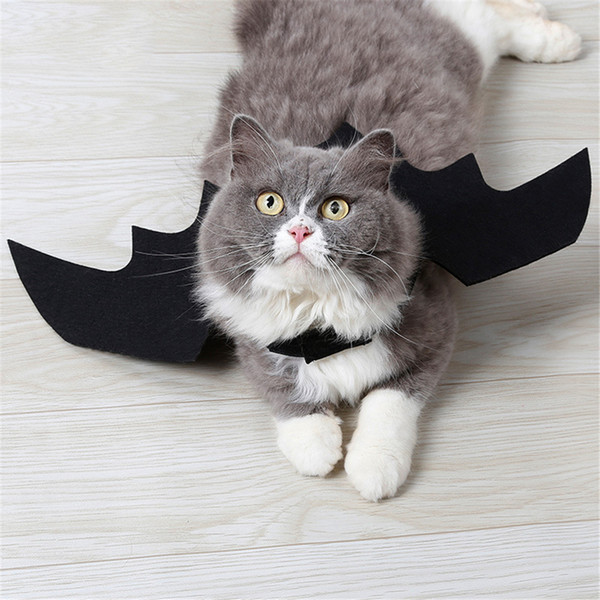 Delicate Halloween Bat Wing Clothes For Cats Puppy Dogs Funny Costume For Cat Kitten Halloween Party Cat Clothing Supplies Cat Products