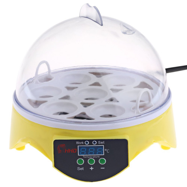 poultry High Quality HHD Mini Egg Incubator 7PCS Eggs Automatic Poultry Hatcher Machine automatic chicken