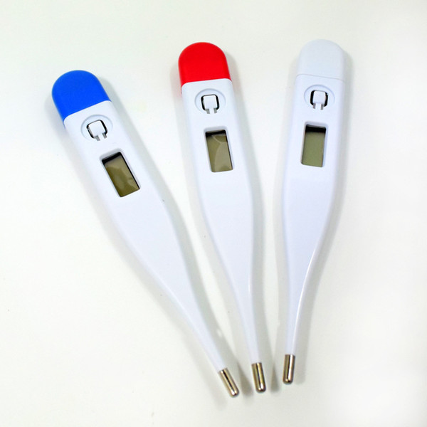 10pcs Veterinary Thermometer Electronic Digital Thermometer for Pets Dogs Cats Accurate Portable Assorted Color 924303