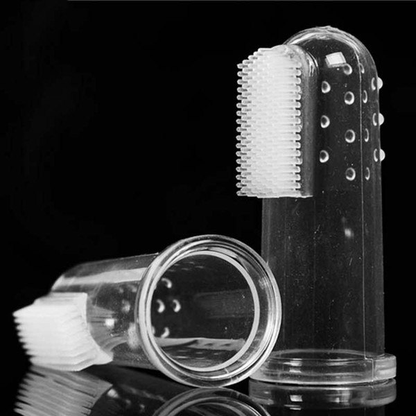 Super Soft Pet Finger Toothbrush Teddy Dog Puppy Brush Addition Bad Breath Tartar Teeth Care Dogs Cat Cleaning Supplies