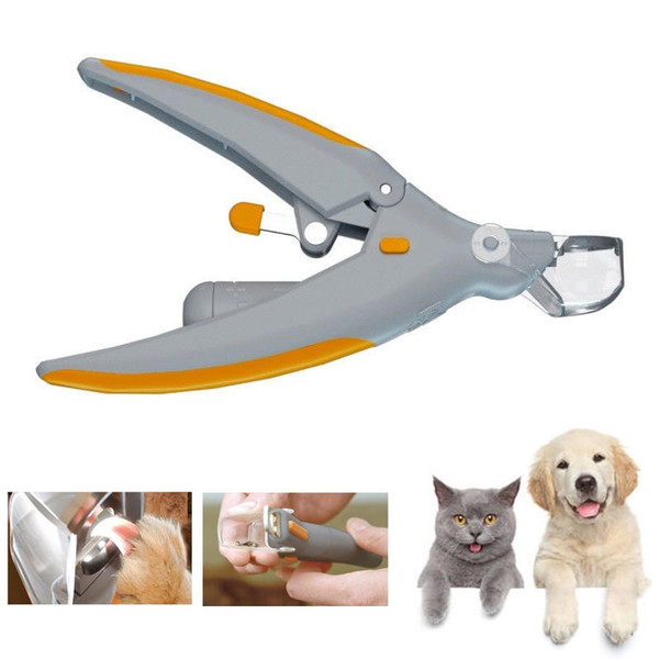 The Illuminated Pet Nail Clipper Features LED Light 5X Magnification That Double