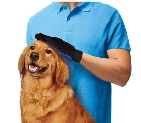 Pet Cleaning Brush Dog Comb Rubber/TPE Glove Bath Mitt Pet Dog and Cat Massage Hair Removal Grooming Magic Deshedding Glove m022