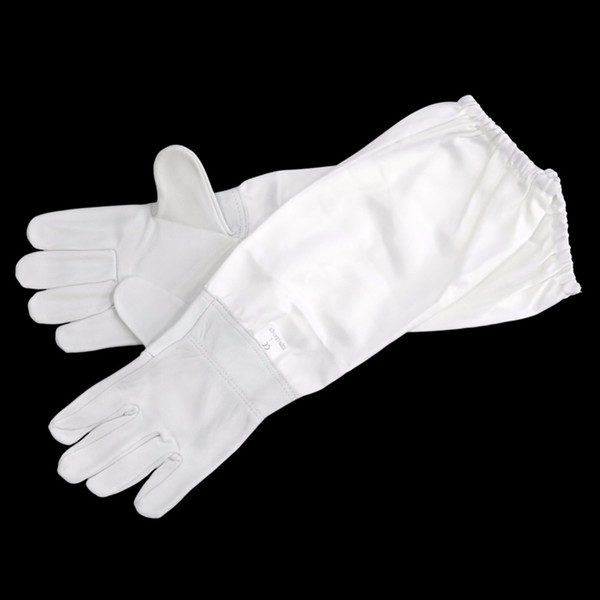 2pair Beekeeping Gloves Sheepskin + breathable material Bee Tools Universal Model Canvas gloves We sell cut honey knife