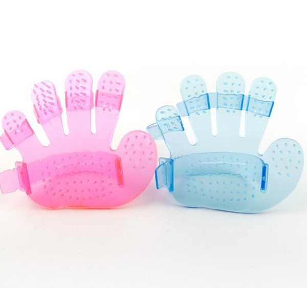 1 pcs Silicone Pet brush Glove Gentle Efficient Pet Grooming Glove Dog Bath Cat cleaning Supplies Pet Glove Dog Accessories AVI-0225