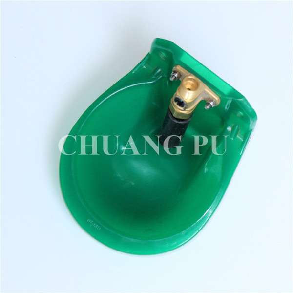 Goat Sheep Drinking Water Bowl Green Color Automatic Plastic Drinker 0.9litre Drinking Bowl Free Shipping