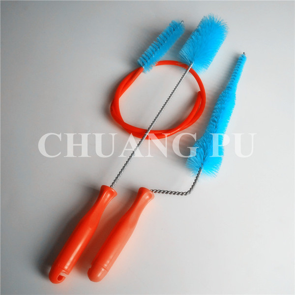 Dairy Cleaning Brush Plastic Nylon Brush for Cleaning Washing Transparent Milk Tube Milk Claw Rubber Liner