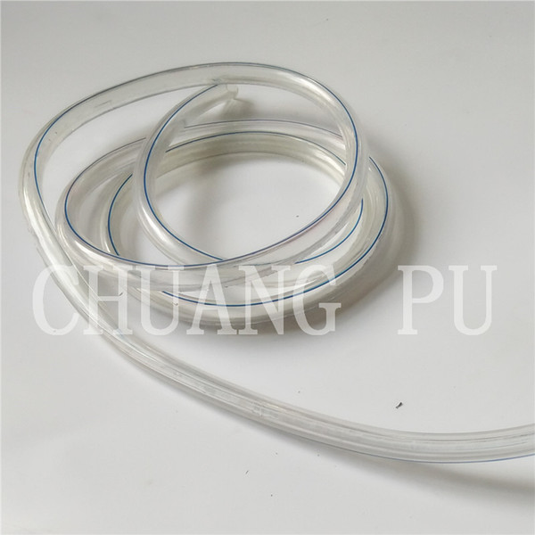 Transparent Single Pulse Tube Clear Single Vacuum Hose for Piston Pump Milking Machine 50m/roll Shipping