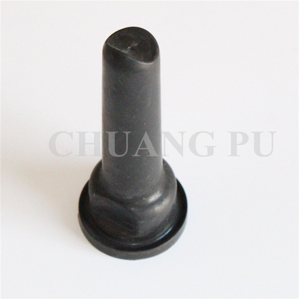 Black Rubber Feeding Nipple Food Grade Calf Feeding Nipple 47 x 120mm Calf Feeder Machine Teat