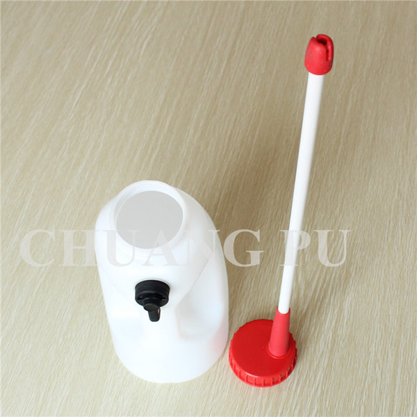 1 Gallon Plastic Feeding Bottle 4 litre Volume Calf Milk Feeder Bottle Nursing Bottle with Handle