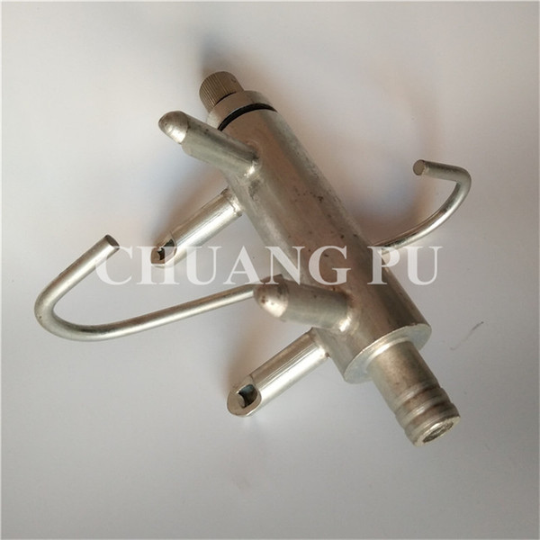 Piston Pump Milking Machine Milk Claw Iron Milking Collector for Cow and Cattle with Adjustable Screw